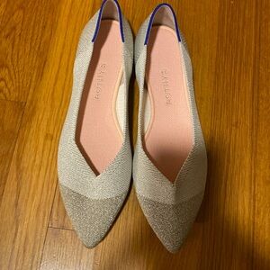 Rothy’s Diamond Metallic Point size W9.5 worn only a couple of times